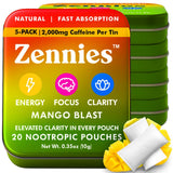 Parrox Zennies : poche caféine rapide pour énergie et concentration.