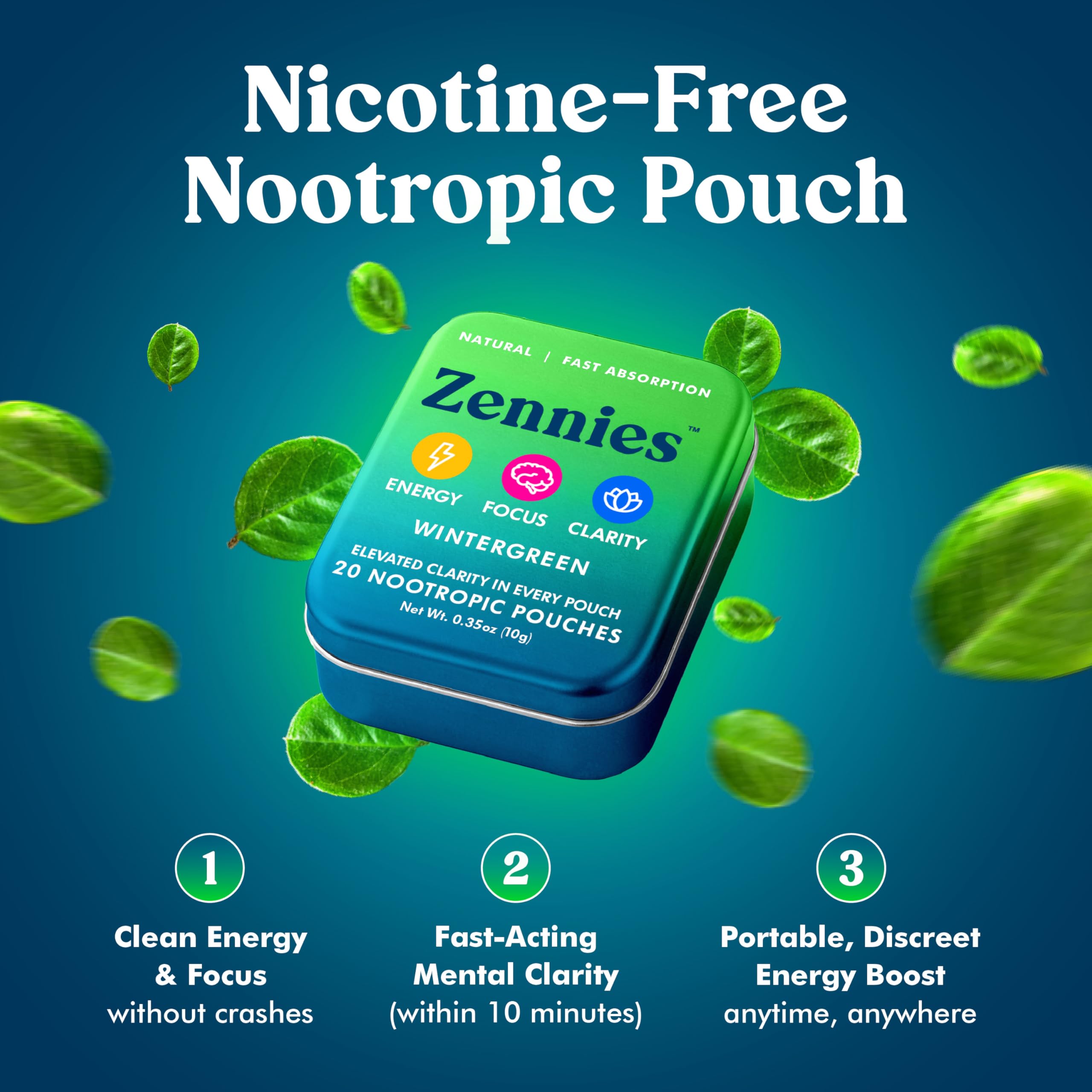 Parrox Zennies sachet extérieur, accessibilité pratique pour emporter facilement.