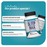GABA et 5-HTP: soutien des cycles de sommeil avec Sleep Max.