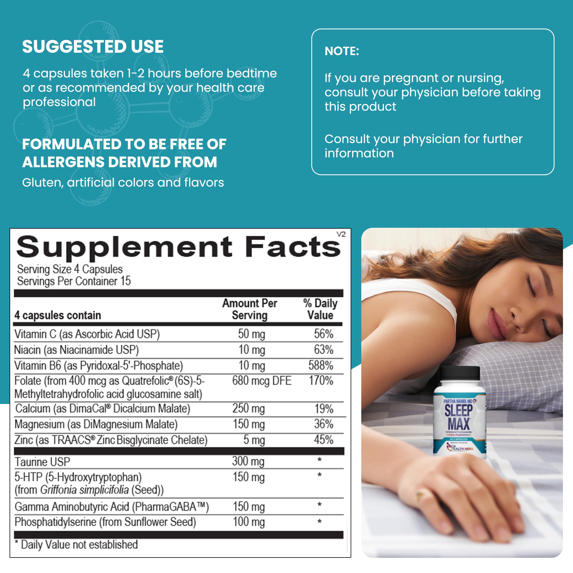 Sans mélatonine: approche naturelle pour un sommeil profond.