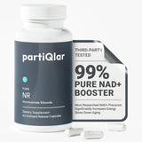 PartiQlar NR 500mg: bouteille visible et soutien potentiel à l'énergie quotidienne.