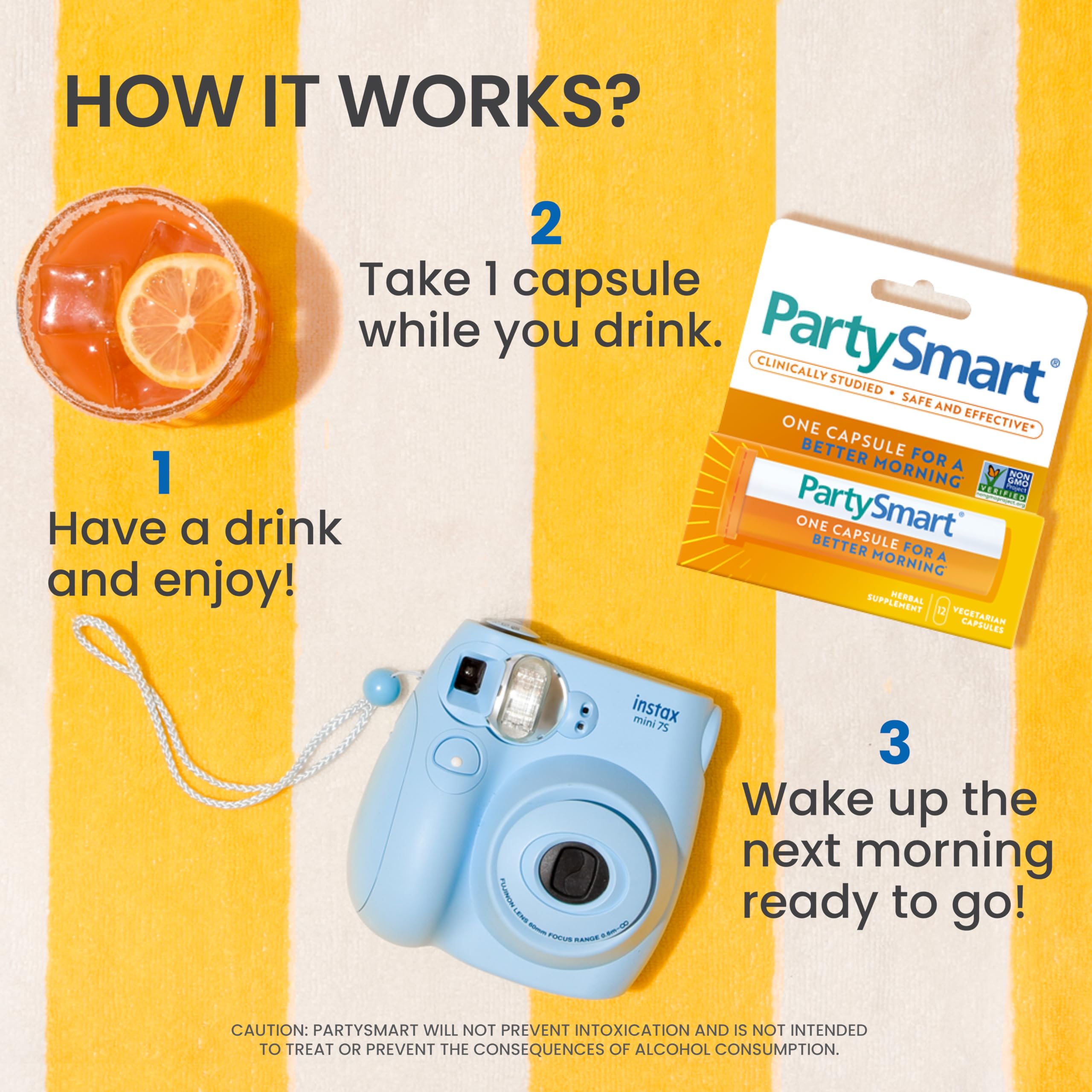 PartySmart-formule vegan sans ogm sans gluten, adapte a un mode de vie sain.