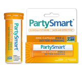 PartySmart-tube-12-capsules, pratique a emporter pour une sortie nocturne.