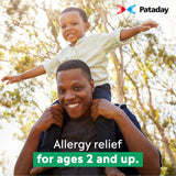 Pataday: emballage clair et pratique pour utilisation domestique.