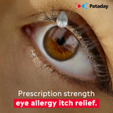 Pataday: application rapide d’une goutte pour soulager les yeux irrités.