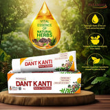 Patanjali Dant Kanti – haleine fraîche après brossage avec extraits herbacés.