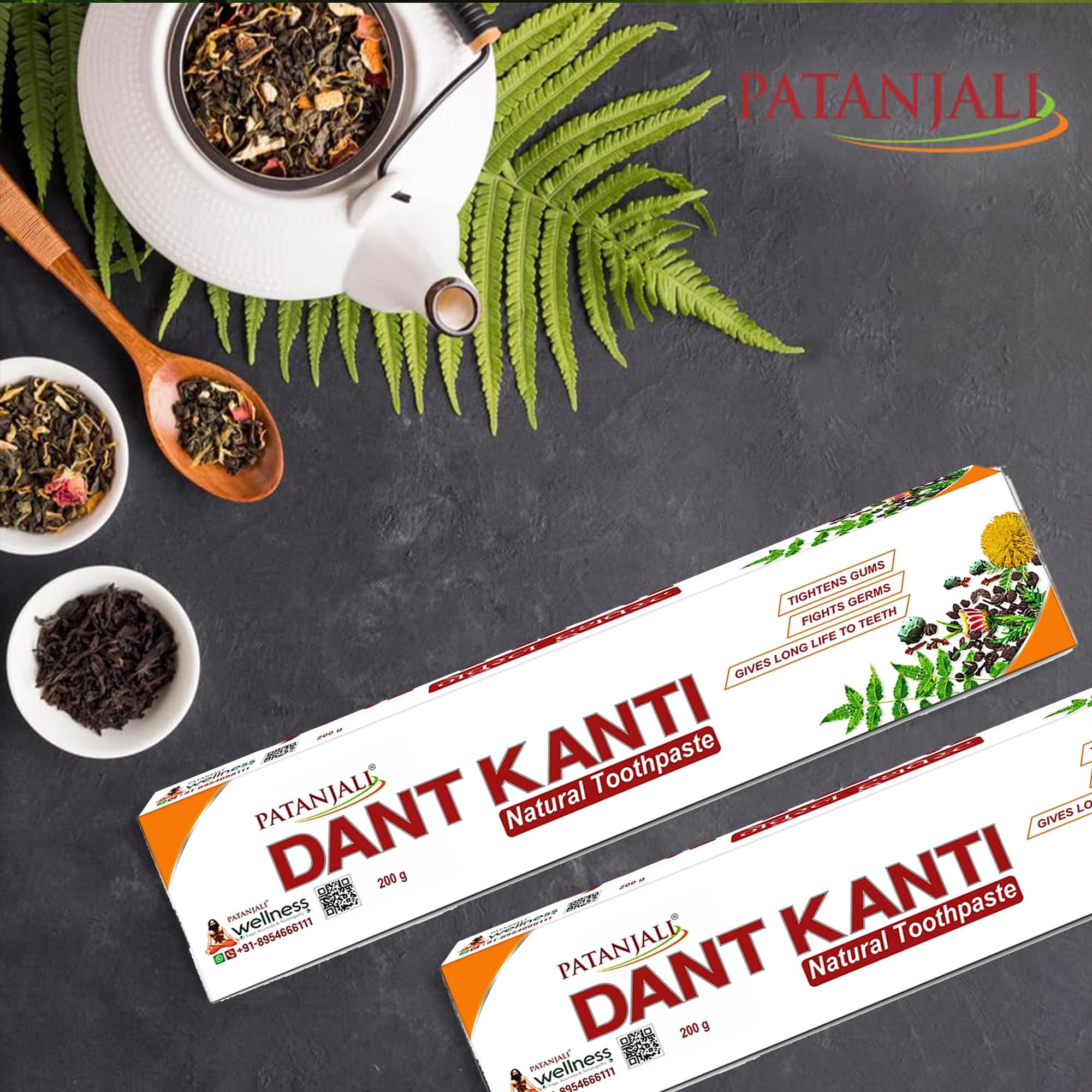 Patanjali Dant Kanti – adapté à tous les âges pour une hygiène bucco-dentaire naturelle.