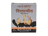 Patanjali Shilajit, 4x20 capsules, soutien possible d'énergie et bien-être général au quotidien