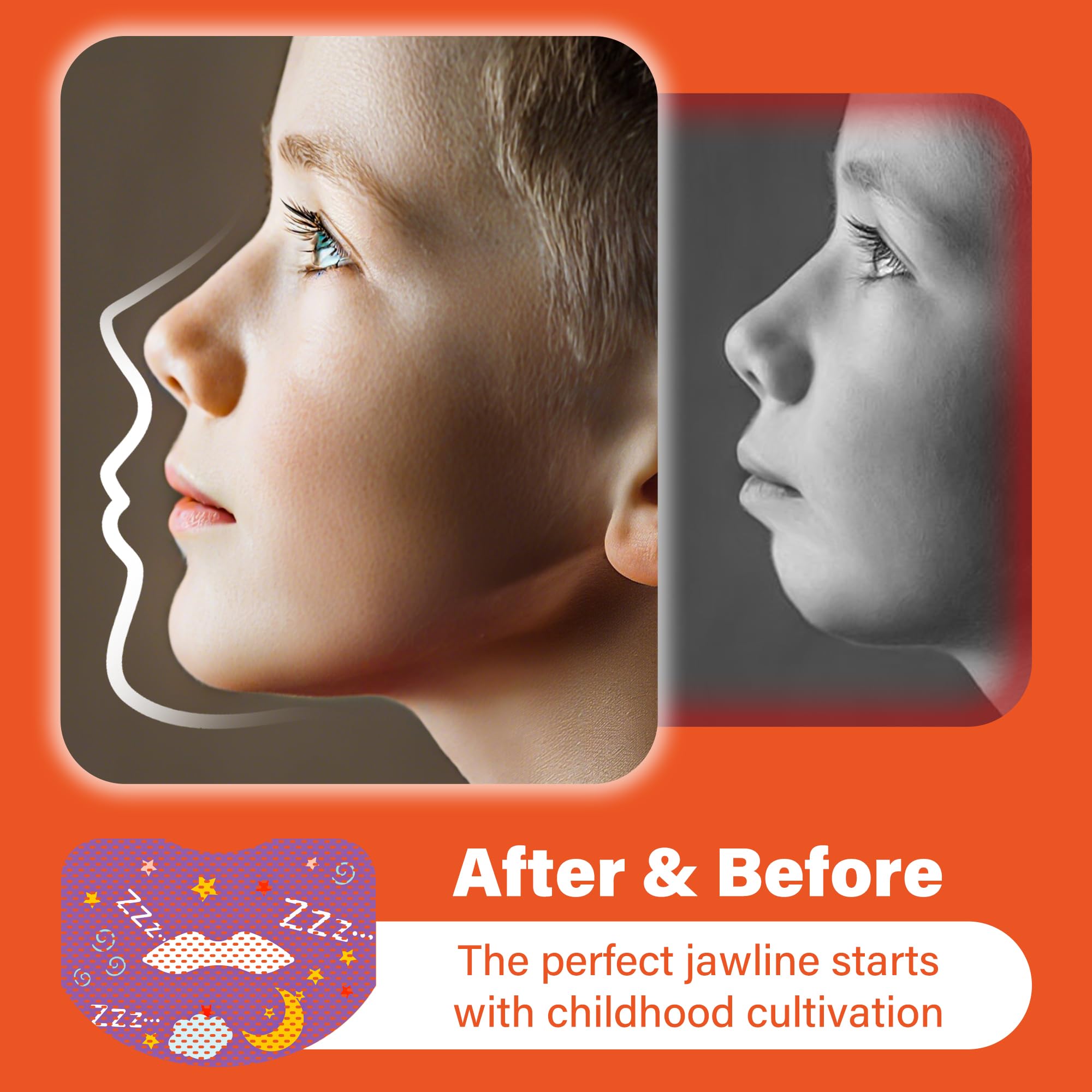 Patch correction respiration buccale adulte anti ronflement, sommeil potentiellement amélioré.