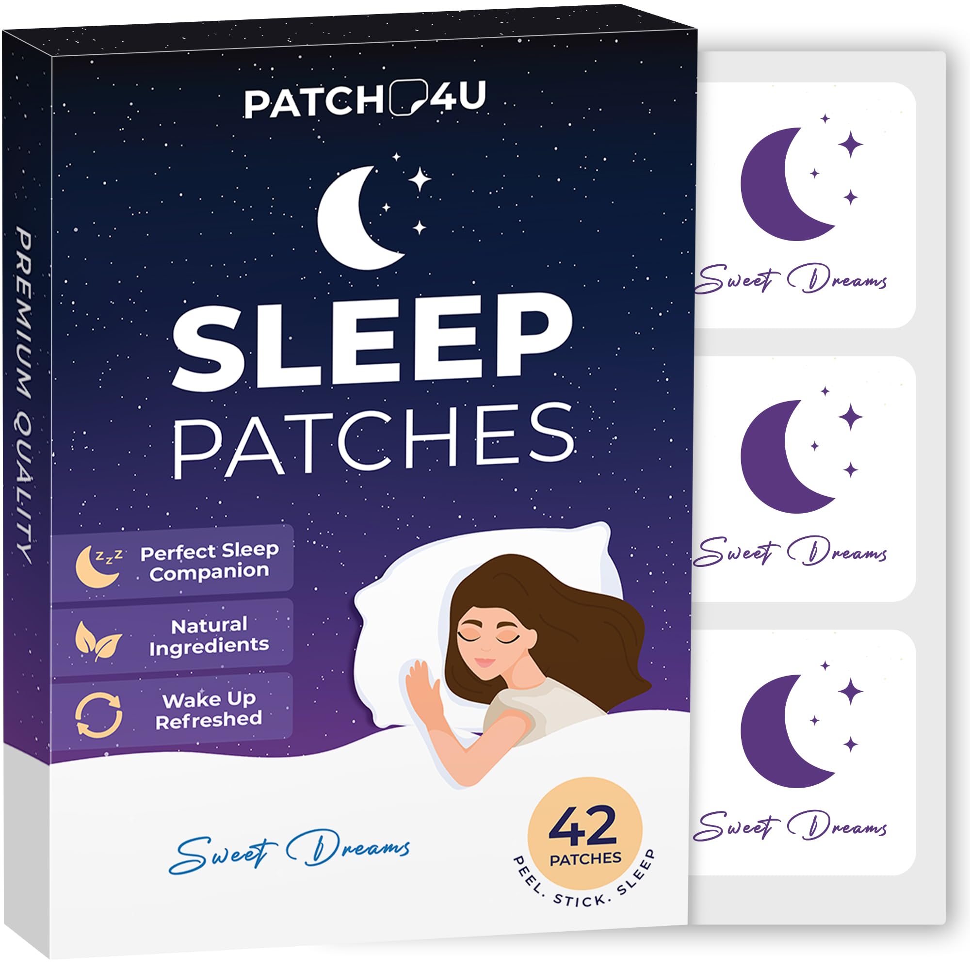 Patch4U Sleep Patch : application sur le bras pour une pose simple et discrète.