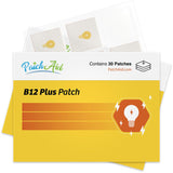 PatchAid B12 Energy Plus patch d’application sur peau pour énergie soutenue