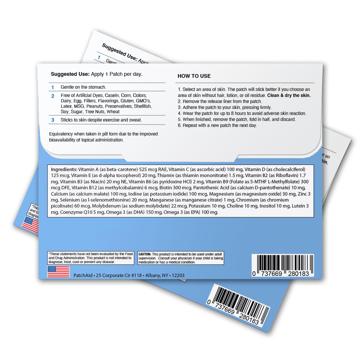 PatchAid Enfants Multi Plus: application sur peau facile et propre.