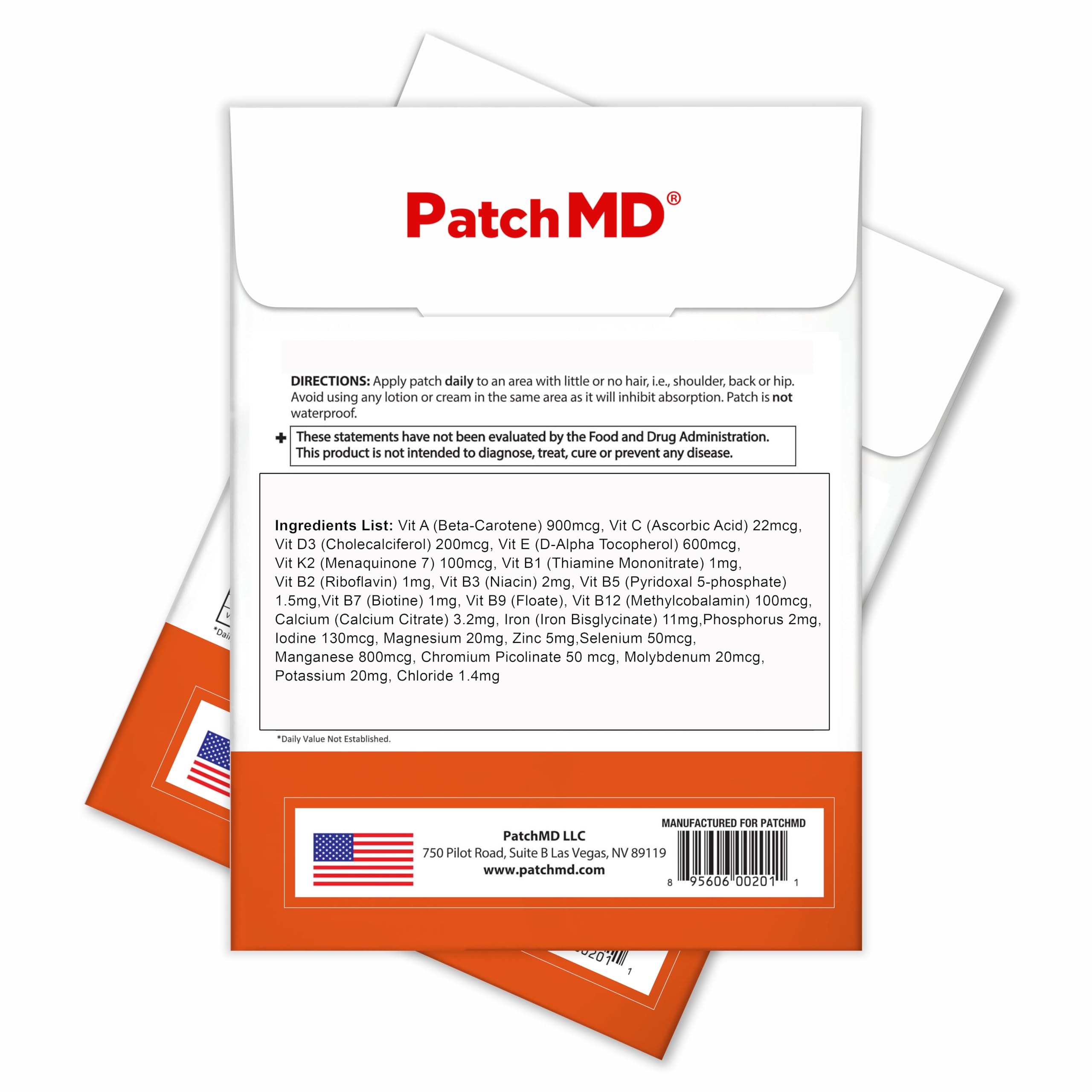 PatchMD Multi Plus: emballage double-pack pratique pour deux mois.