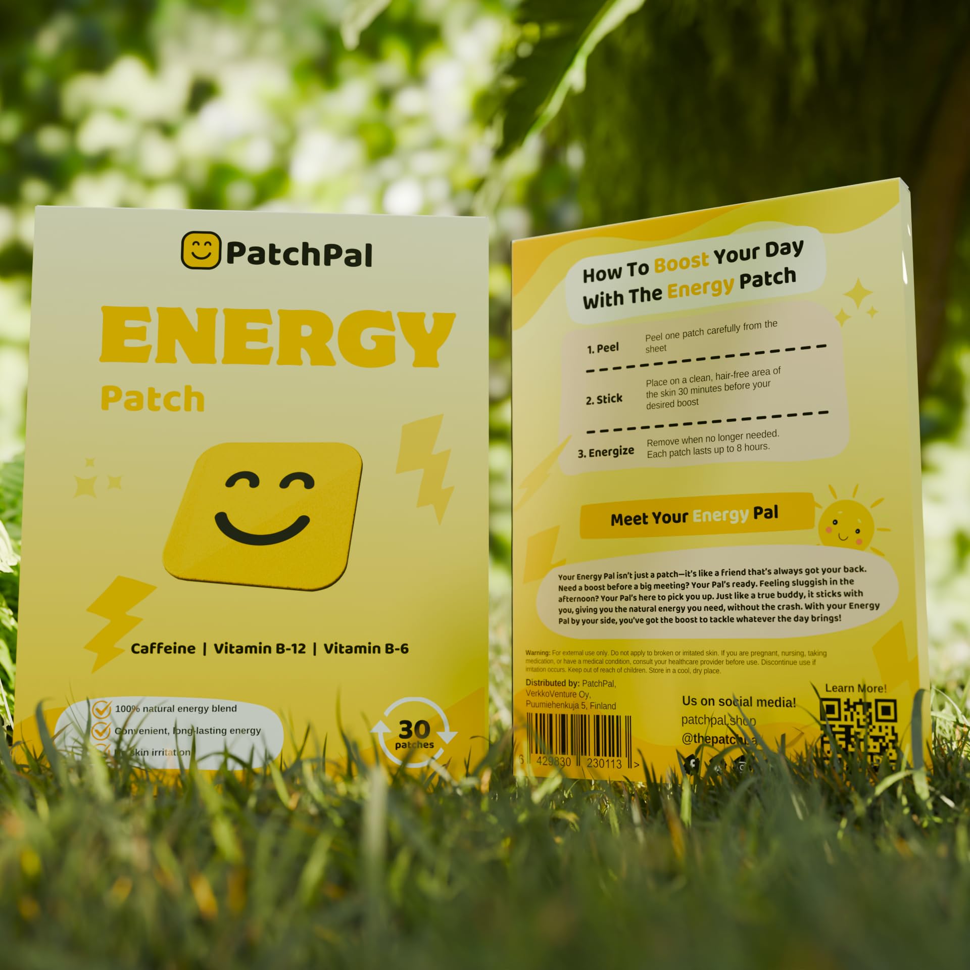 PatchPal : packaging-compacte — emballage portable idéal pour voyages et travail.