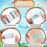 Bandages Patelai motifs ludiques, aident à apaiser l inquiétude des enfants.