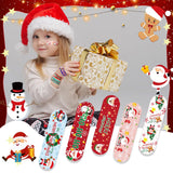 Pansements Patelai Noël pour enfants, motifs colorés, faciles à poser après une blessure mineure