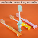 Brosse Patelai enfant Lapin rose, prise en main confortable pour petites mains.