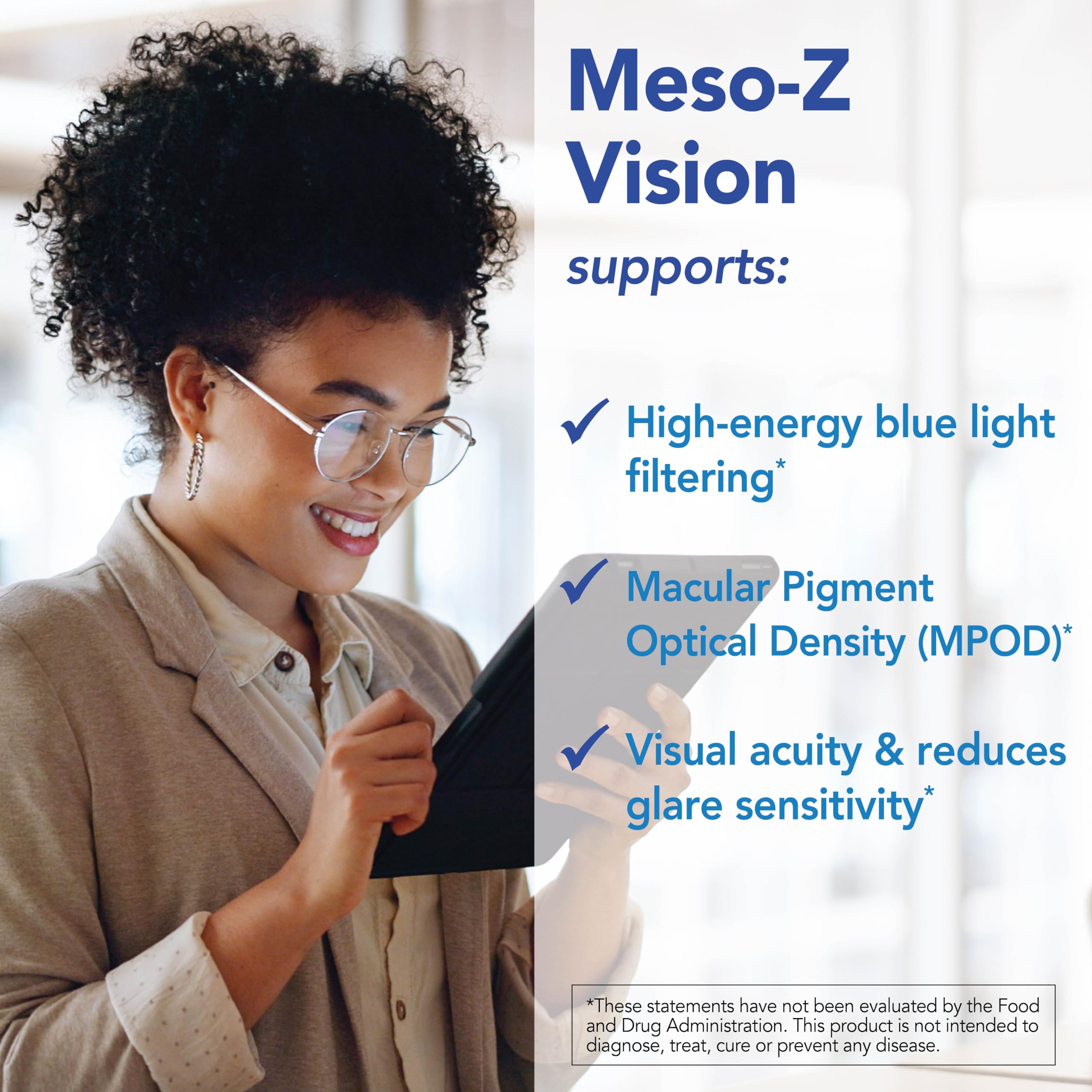 Patient One Meso-Z Vision: étiquette produit, garantie de pureté et de conformité.