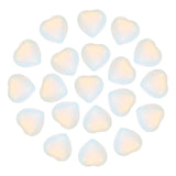PATIKIL cœur cristal opalite — 20 pièces, parfaites pour la méditation et la détente