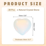 PATIKIL cristal opalite, surface polie et toucher lisse pour la détente