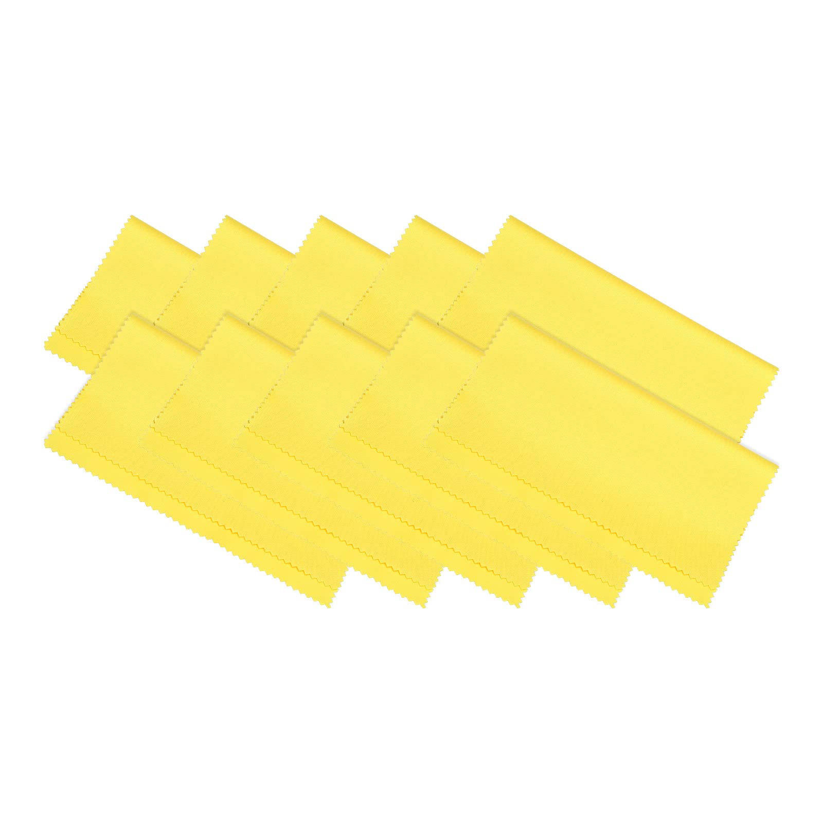 PATIKIL lunettes en microfibre jaune, nettoyage sûr sans rayures