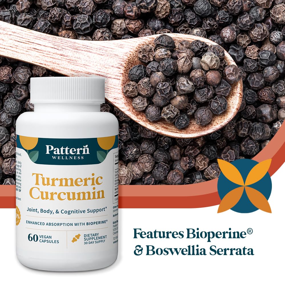 Pattern Wellness absorption Bioperine et poivre noir favorisant l'absorption