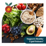 Pattern Wellness Cholesterol Complex – tableau ingrédients, compréhension rapide des nutriments clés.