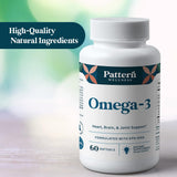 Pattern Wellness Omega-3, sans lactose