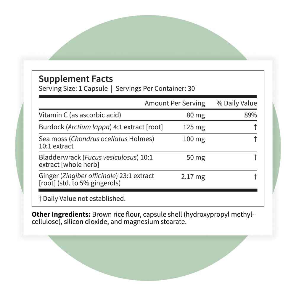 Pattern Wellness Sea Moss Complex – emballage élégant prêt à être intégré à une routine santé.