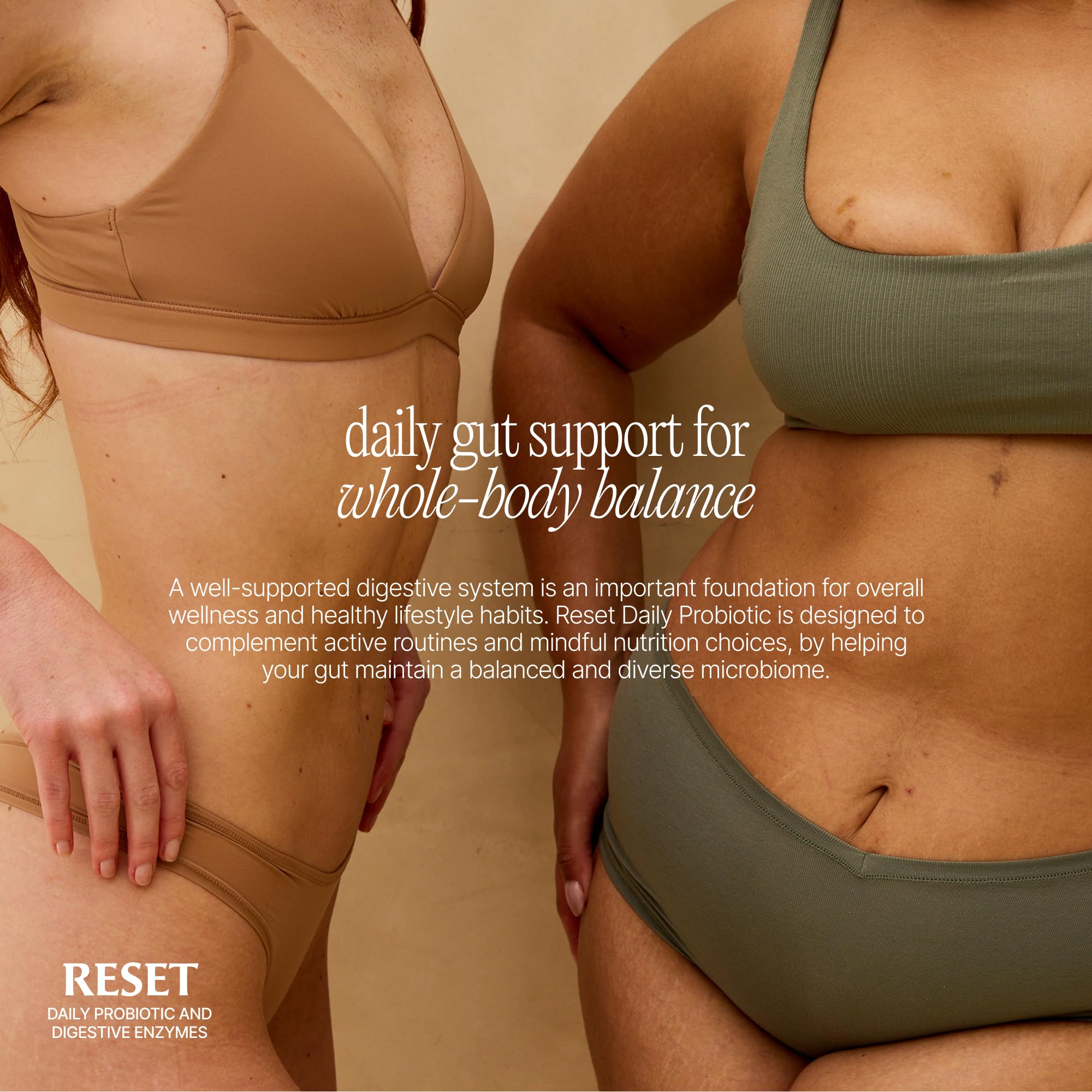 Paulina FITNESS Reset Daily: étiquette indiquant vegan et composition prudente