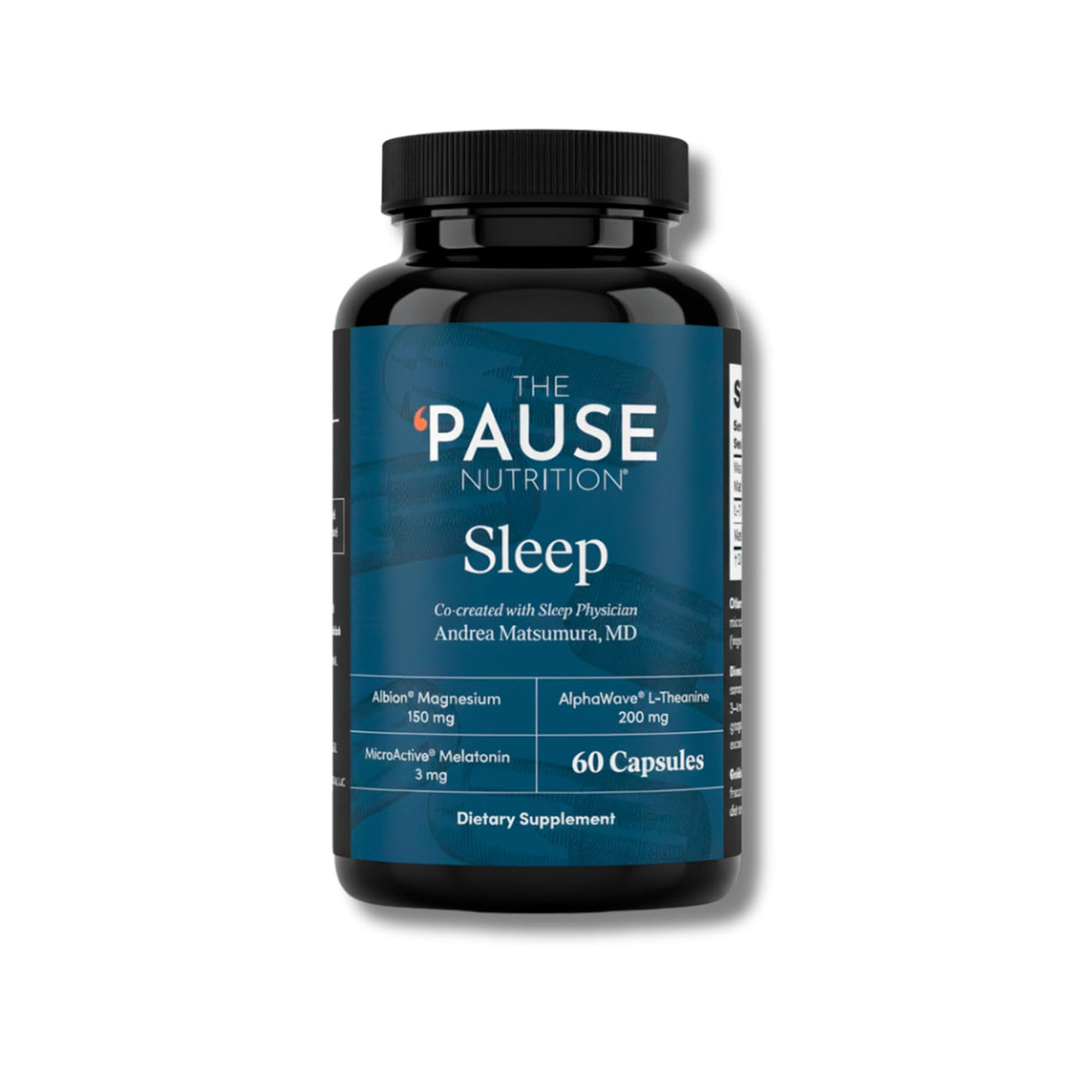 The 'Pause Life Sommeil — bouteille de pilules pour une routine nocturne relaxante