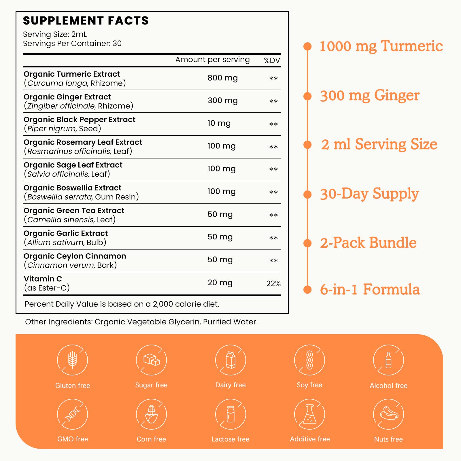 PAYAOCZ formule vegan sans sucre, 10 en 1.
