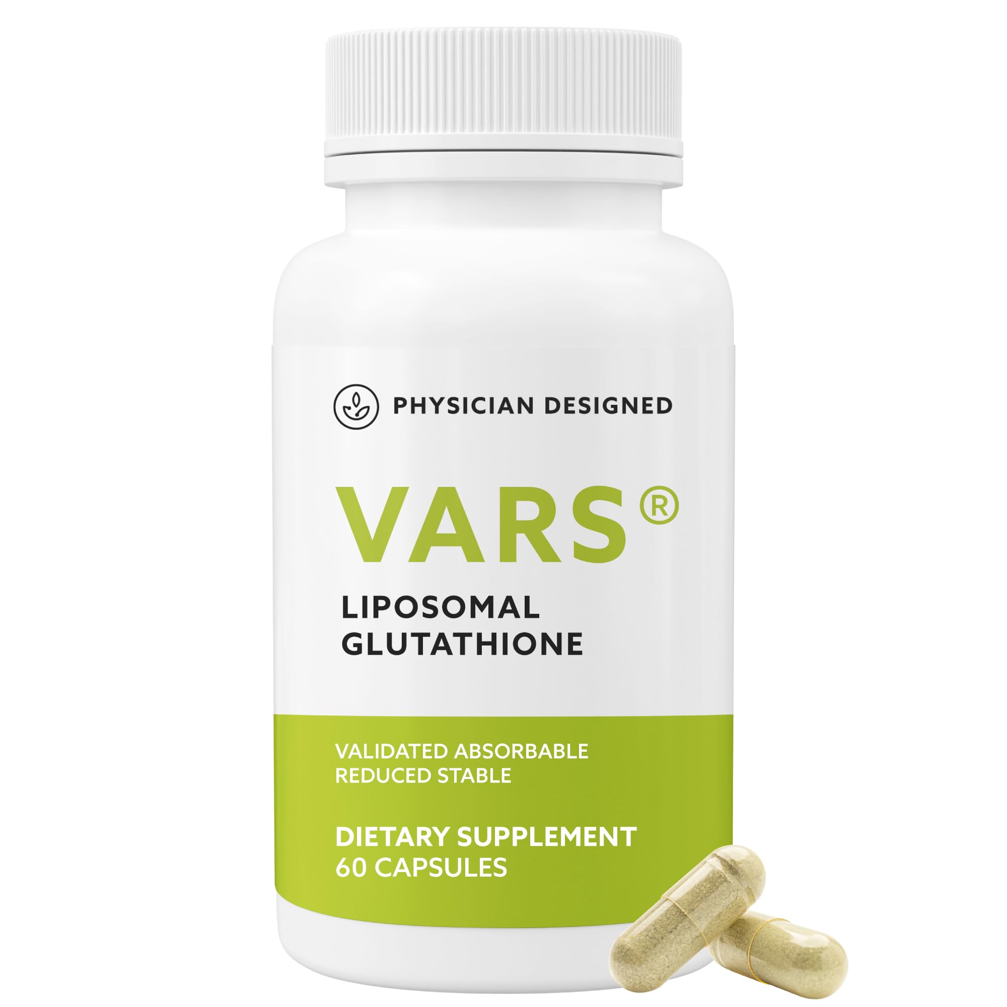 PD VARS capsules glutathion liposomal, capsules faciles a avaler et absorption efficace