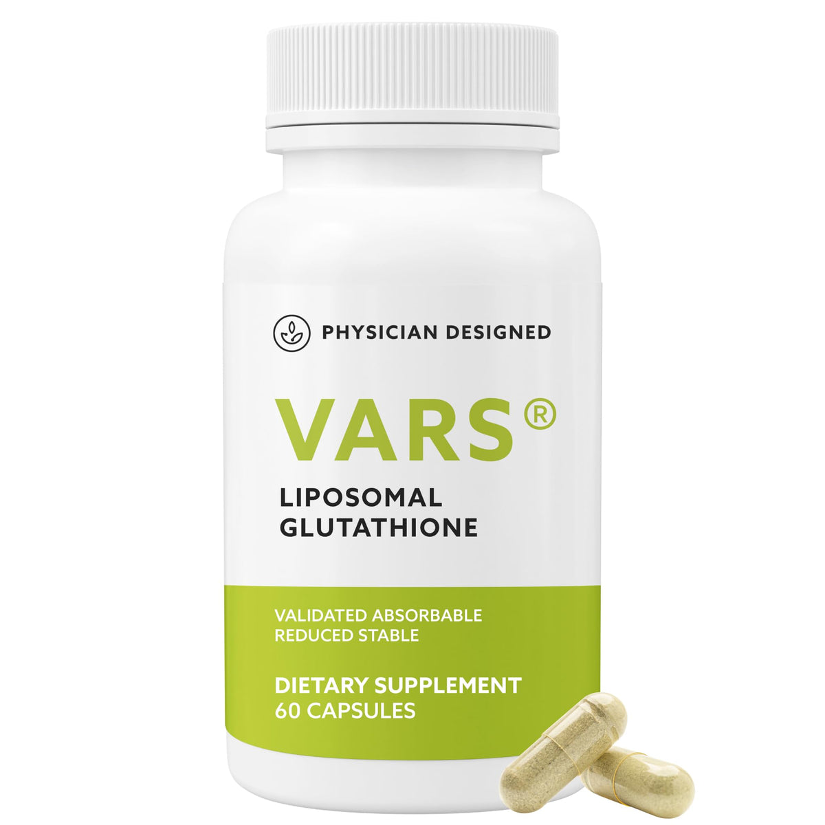 PD VARS capsules glutathion liposomal, capsules faciles a avaler et absorption efficace