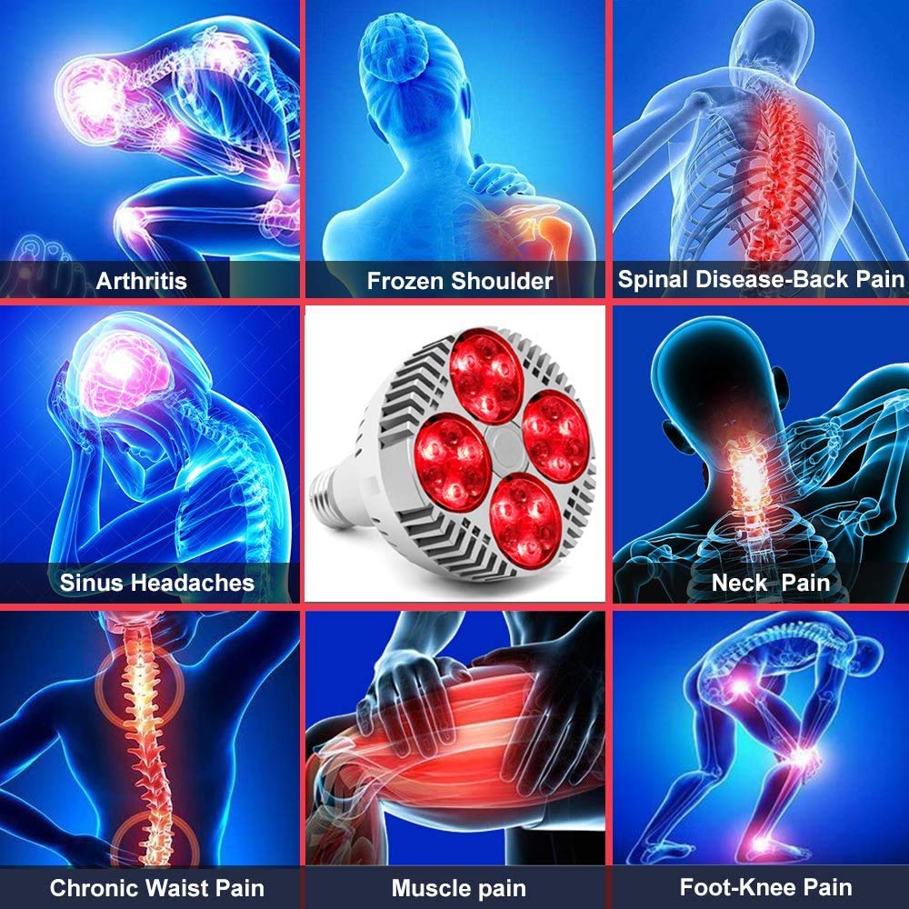 Lampe PDGROW thérapie rouge - jambe: utilisation pratique à domicile.