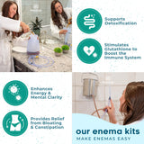 PE Premium Enema Café biologique sac d'un livre, valeur durable pour pratique régulière.