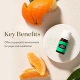 Peace & Calming II, flacon 5 ml accompagne vos rituels de détente nocturne.