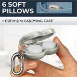 Peace&Quiet bouchons d’oreille en cire pour natation et protection de l’eau.