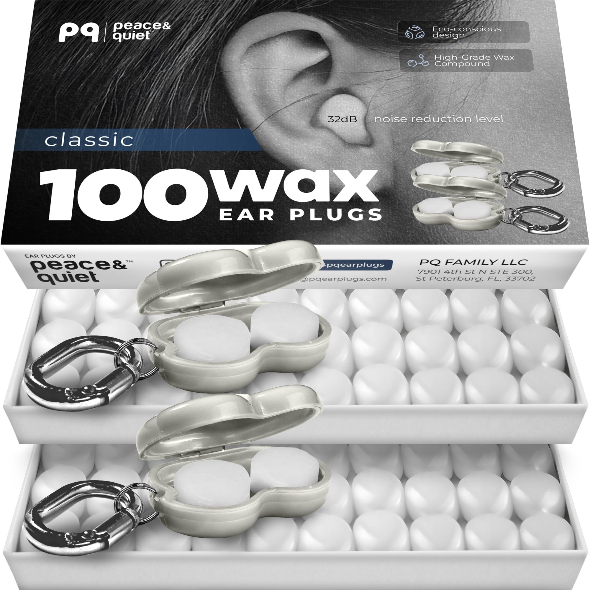 Peace&Quiet PQ100 bouchons d’oreilles dormeurs pour un sommeil plus paisible
