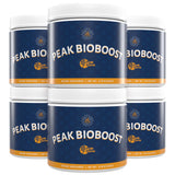 Peak BioBoost: poudre prébiotique sans arôme se mélange facilement dans vos boissons.