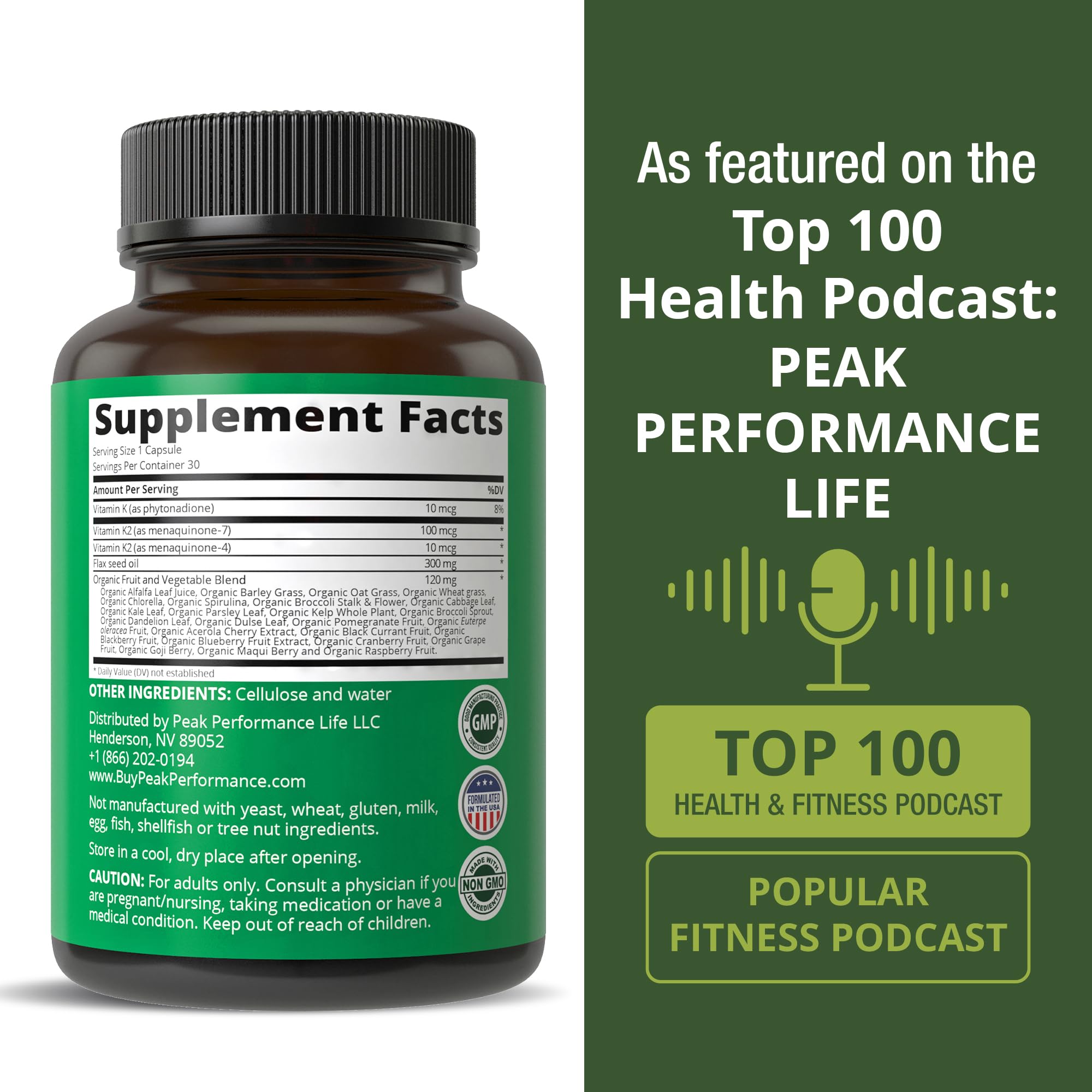 Peak Performance donation 1 pour 1 avec Vitamin Angels, impact social positif.