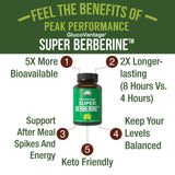 Peak Performance GlucoVantage : capsules faciles à avaler pour une routine vegan.