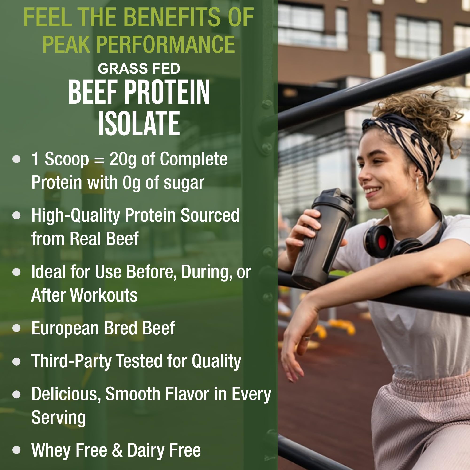 Programme 1 pour 1 avec Vitamin Angels, Peak Performance boeuf isolat