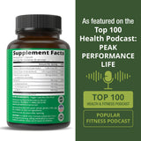 Peak Performance Vitamines: emballage clair et étiquette lisible pour une prise aisée