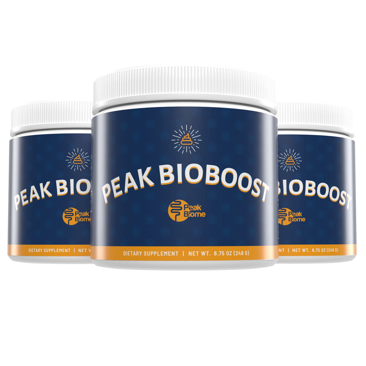 Peak BioBoost poudre sans arômes facilitant l'incorporation quotidienne dans boissons chaudes ou froides