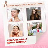 PEAKPURY Biotine – capsules pour cheveux et ongles sains