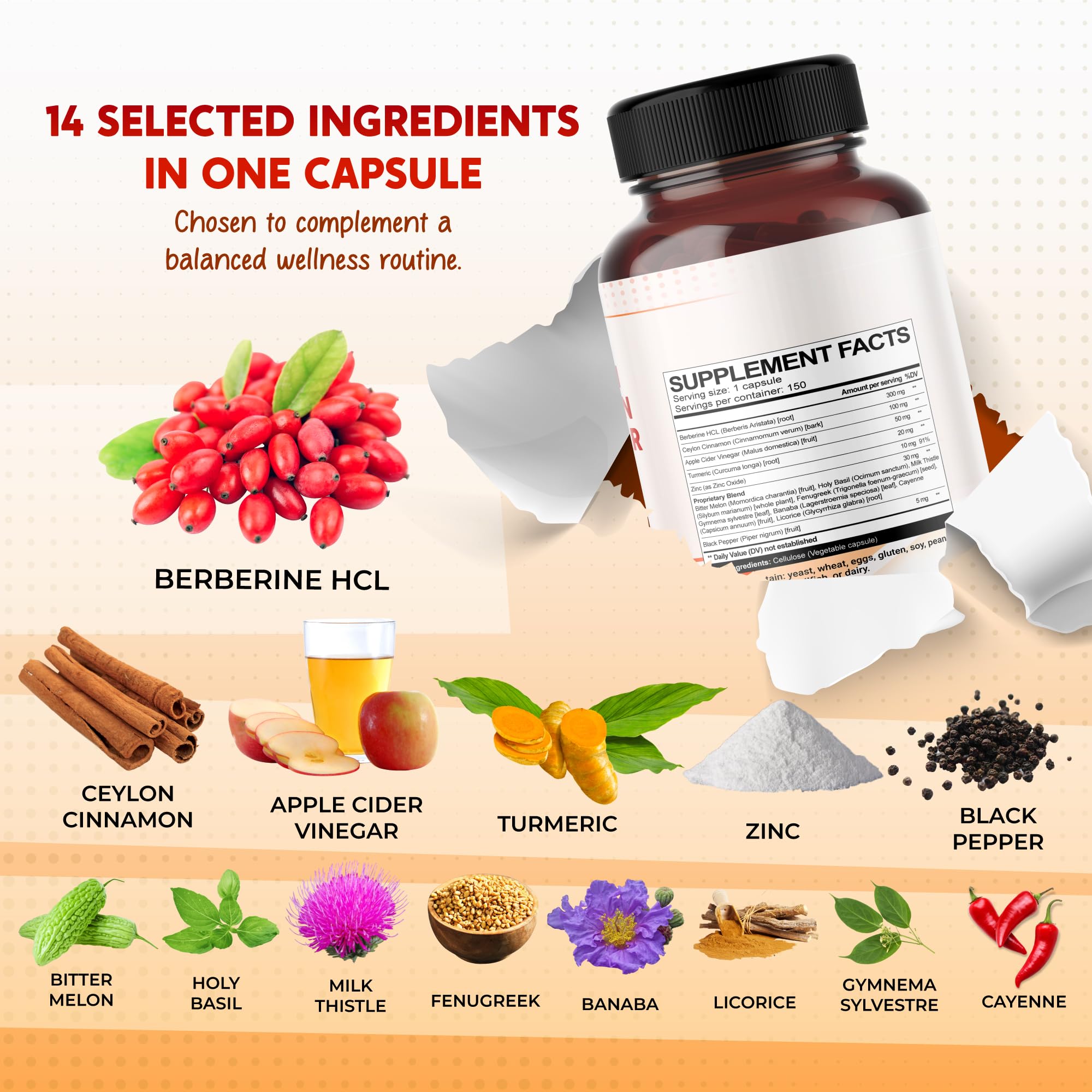PeakPury berbérine – capsules faciles à avaler dans le quotidien.