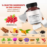 PeakPury berbérine – capsules faciles à avaler dans le quotidien.