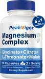 PeakVigor Magnésium Complex - Bouteille pratique pour l’apport quotidien.