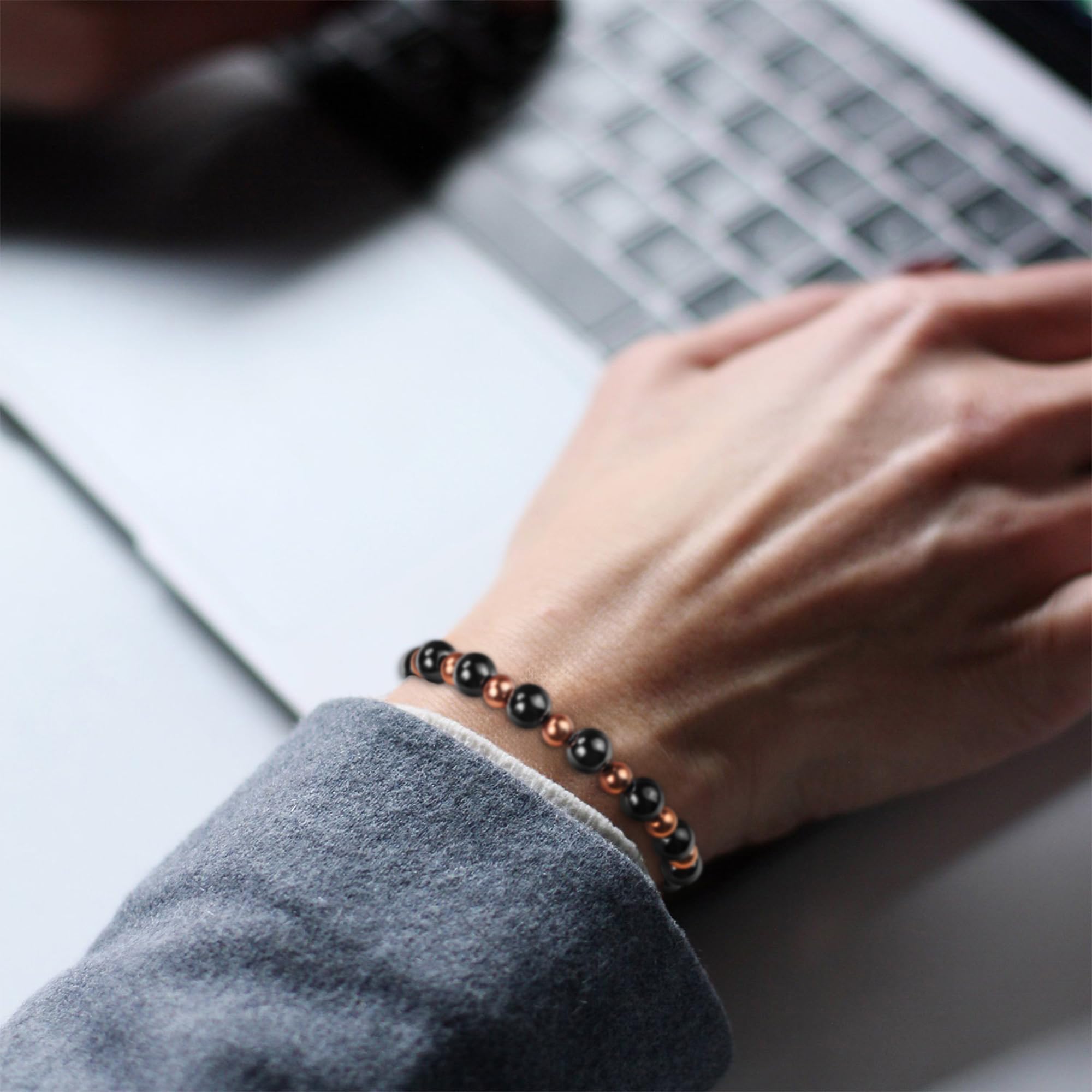 PEALICIOUS bracelet cuivre magnétique hypoallergenique : sans nickel ni zinc pour le port quotidien